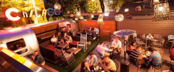 Homeslice Wheelhouse patio - my new favorite happy hour spot. I didn't take my own pic because the travel channel was filming there!
